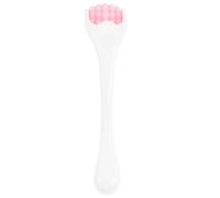 Rullo Viso in Silicone Rosa Mini per Routine Mattutina e Viaggio | Doppia Testa, Superficie Liscia senza Giunzioni, Formato Compatto, per Contorni del Volto e Collo