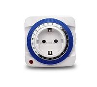 Ruluti Interruttore Timer del segmento 24 Ore su 24 Compact Energy Saver Plug Plug-in Presa del Plug-in Set 230V Plug con controllore temporale programmabile