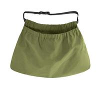 Ruluti Outdoor Foraging Bag Vegetable Garden Canvas Collapsible Outdoor Camping Foraging Pouch Mushroom Storage (Army Green)