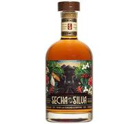 Rum con Cacao e Caffè Secha De La Silva, Distillato in Guatemala, Invecchiato in Botti di Rovere, 40% Vol, 700 ml