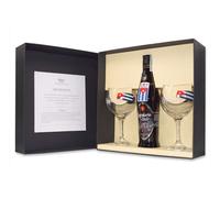 RUM LEGENDARIO ANEJO 9 CL 70 + 2 BICCHIERI BOX IDEA REGALO NO ELIXIR 9 ANOS