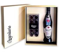 RUM LEGENDARIO ELIXIR 7 ANNI 70CL CONFEZIONE REGALO CON BICCHIERI LUXURY COLLECTION DOLCEAMARO