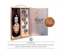 RUM LEGENDARIO ELIXIR DE CUBA 7 YO CL 70 RON CUBANO 7 ANOS + 6 chupito in cassa