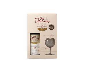 Rum Malecon Añejo 13 Años RARE PROOF 2006 50,5% Vol. 0,7l in Giftbox with 2 glasses
