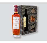 RUM SANTA TERESA 1796 CONFEZIONE CON BOTTIGLIA CL.70 E BICCHIERE
