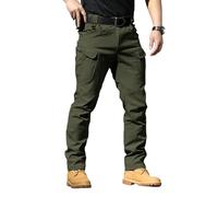 RUMAOZIA Pantaloni da uomo invernali da caccia, pantaloni lunghi da lavoro, da uomo, con tasche, cargo, elasticizzati, pantaloni tattici, alla moda, per il tempo libero, per il trekking e il lavoro