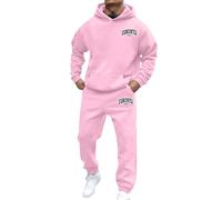 RUMAOZIA Set con cappuccio New York in tinta unita, da uomo, leggero, per attività all'aria aperta, da jogging, comodo, alla moda, con cappuccio, in caso di caduta e inverno, per lo sport, da uomo