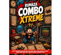 RUMAZA COMBO - Volumen 7: Pendiente con Vista (Misión 007): Libro de pasatiempos mixtos para adultos con sudoku, sopa de letras, cruzadas, laberintos, ... 3 zonas de intensidad, soluciones al final