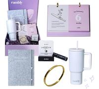 Rumbly Scatola essenziale per la futura mamma del primo trimestre, regalo per mamme in attesa, pacchetto di cura con articoli essenziali per la nuova mamma e indispensabili per la gravidanza, perfetta