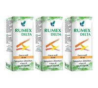 Rumex Delta Soluzione Idroalcolica 50 Ml 3x50 ml Gocce per la tosse