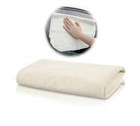 Rumgug Pelle di Daino per Auto, Panno Asciugatura Auto Pelle Professionale Pelle Scamosciata, Camoscio per Finestra Specchio Vetro Panno Asciugatura Pelle di Daino AntiGraffio Assorbente 60 x 40 cm