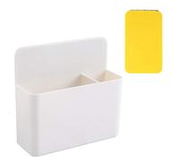 rumitpan Portapenne magnetico per lavagna bianca, 1 cancellino per lavagna bianca, organizer per frigorifero, scuola, casa, ufficio