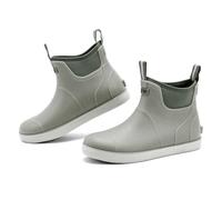 Rumkok Stivali Gomma Uomo, Stivali Da Pesca, Stivaletti Antinfortunistica Uomo, Da Esterno Antiscivolo Da Pioggia Shorty Boots, Comode Leggere Scarpe Da Giardino