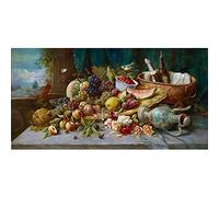 Rumlly Acquerello Natura morta Pittura Wall Art Canvas Poster Dipinto di grandi dimensioni Tema di frutta Illustrazione botanica Stampe 60x120 cm Senza cornice