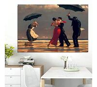 Rumlly Edward Hopper Dancing Canvas Painting Modern Artwork Posters and Prints Cuadros Wall Art Picture for Living Room Home Decor 70x100cm Frameless
