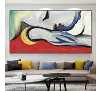 Rumlly Famoso dipinto astratto di Picasso Stampa La Bella Addormentata Poster e Stampe su Tela Immagini da Parete per Soggiorno Decor 80x160 cm Senza Cornice