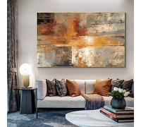 Rumlly Stampe su Tela Astratte da Parete Stampe su Tela Moderne Dipinti su Tela Immagini su Tela con Cornice in Legno per Arredamento Soggiorno 70X100 cm Cornice Interna