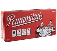 Rummikub in Retro Tin - The Original Rummy Tile Game by Pressman Red, 5" 5" Rumm