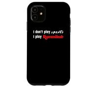 Rummikub - Maglietta "I Don't Play Sports I Play Rummikub Custodia per iPhone 11