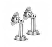 Rummyluck 2 Pezzi 80mm Argento Fermaporta Magnetico in Acciaio Inox 304