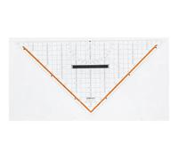 Rumold 1058 Squadra da disegno tecnico Trasparente Lunghezza ipotenusa: 32.5 c