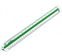 Rumold 150KE/1/30 Architekt 1 Righello triangolare Plastica Bianco 30 cm