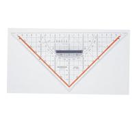 Rumold Geometria Triangolo 1054 Trasparente Lunghezza di Ipotenusa: 25 cm