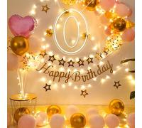 RUMONZS Numero luminoso a LED in acrilico, lettere decorative trasparenti illuminate tramite USB, grande numero luce per compleanno, luce notturna, feste, anniversari, Natale, decorazioni per la casa