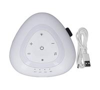 Rumore bianco, ansia illuminata, musica morbida, strumento per dormire portatile multifunzionale per la cameretta dei bambini. (nero)