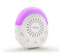 Rumori Bianchi per Neonato, AIEK Portatile e Batteria Lunga Durata Rumore Bianco Neonato, Ninna Nanna per Bambini, 30 Suoni e Luce Notturna 5 Colori, Volume/Luminosità Regolabili, Semplice
