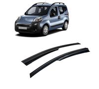Rumplex Deflettori d'aria deflettori per finestrini laterali, compatibili con Citroen Nemo 2007-2024, parapioggia, deflettori adesivi, 2 pezzi