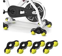 Rumsfel Adattatori per Piedi a Scatto per Ciclismo Indoor, Adattatori per Piedini Oscillanti a Scatto, Antiscivolo, Adattatori per Wahoo Kickr Core, 4 Adattatori con 8 Alline da Tennis