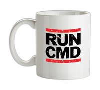 Run Cmd Mug - Codice - Hacker - Sviluppatore - Dmc - Band - Geek - Nerd