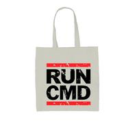 Run Cmd - Tela Borsa Grande - Codice Hacker Sviluppatore DMC Fascia Geek