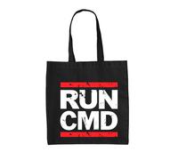 Run Cmd - Tela Borsa Grande - Codice Hacker Sviluppatore DMC Fascia Geek