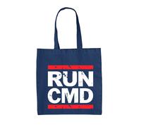 Run Cmd - Tela Borsa Grande - Codice Hacker Sviluppatore DMC Fascia Geek