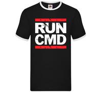 Run Cmd - Uomo Suoneria - Codice Hacker Sviluppatore DMC Fascia Geek Secchione