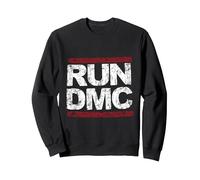 Run DmC Grunge Logo Felpa, Unisex per Adulti, Nero, XXL