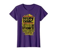 Run DmC King of Rock Tour Maglietta, Donna, Viola, 3XL