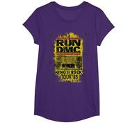 Run DmC King of Rock Tour Maglietta, Ragazze, Viola, S