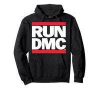 RUN DMC Logo Hip Hip Oldschool Felpa con Cappuccio