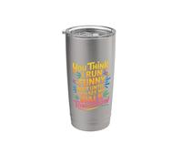 Run Funny Wait Until You See Me Walk Tomorrow - Bicchiere termico in acciaio inox doppia parete