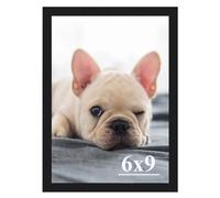 RUN HELIX Cornice per foto da 15 x 22 cm, cornice nera stabile e robusta con plexiglass ad alta definizione, cornice per foto per poster, formato orizzontale e verticale, da appendere alla parete,