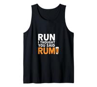 Run I Thought You Said Rum Bere il corridore maratona |---- Canotta