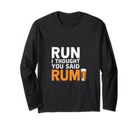 Run I Thought You Said Rum Bere il corridore maratona |---- Maglia a Manica
