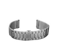 Run Ken Cinturino in rete compatibile con C-itizen di seconda generazione JY8078 JY8037 JY8031, catena for orologio da 22 mm, cinturino in rete for orologio da uomo(Black,22mm)