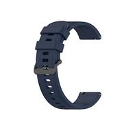 Run Ken Nuovo cinturino sportivo in silicone compatibile con cinturino da polso a colori Xiaomi compatibile con cinturino Mi Smartwatch Accessori sostituibili 22 mm(Midnight blue)