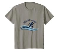 Run Like The Wind Cross Country Runner Motivazionale Maglietta, Bambini, Ardesia, 8 Anni