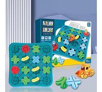 Run -Puzzle Building Blocks, Colorful Toddler -Track Car Sculpture for Children Early Education