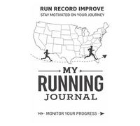 Run - Record - Improve: 365 Days / 52 Weeks of Training, Tracking & Progress, Running Journal Planner Logbook for men and women